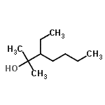structure of CAS# 19780-59-7, 3-Ethyl-2-Methyl-2-Heptanol;Dimethyl 3-heptyl carbinol
