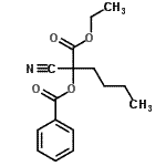 CAS#: 19788-60-4， 2-Cyano-1-Ethoxy-1-Oxo-2-Hexanyl Benzoate