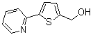 structure of CAS# 197899-76-6, 5-(2-Pyridinyl)-2-Thiophenemethanol;2-(Hydroxymethyl)-5-(Pyridin-2-Yl)Thiophene;[5-(Pyridin-2-Yl)Thien-2-Yl]Methanol;[5-(2-PYRIDINYL)-2-THIENYL]METHANOL