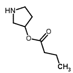CAS#: 197964-12-8， 3-Pyrrolidinyl Butyrate