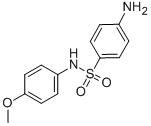 结构式 CAS# 19837-74-2, 4-氨基-N-(4-甲氧基苯基)-苯磺酰胺