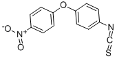 structure of CAS# 19881-18-6, Nitroscanate;1-(4-Isothiocyanatophenoxy)-4-Nitro-Benzene;Zinc00001821;4-(4-Nitrophenoxy)Phenyl Isothiocyanat