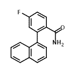 CAS#: 198879-92-4， 4-Fluoro-2-(1-Naphthyl)Benzamide