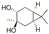 CAS#: 19898-58-9， (1alpha,3beta,4alpha,6alpha)-3,7,7-Trimethylbicyclo[4.1.0]Heptane-3,4-Diol