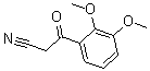 structure of CAS# 199102-80-2, 2,3-Dimethoxy-beta-Oxo-Benzenepropanenitrile
