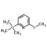CAS#: 199273-59-1， 2-(Methylsulfanyl)-6-(Trimethylsilyl)Pyridine