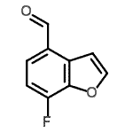 CAS#: 199391-59-8， 7-Fluoro-1-Benzofuran-4-Carbaldehyde
