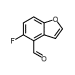 CAS#: 199391-70-3， 5-Fluoro-1-Benzofuran-4-Carbaldehyde