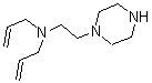 structure of CAS# 199475-35-9, N,N-Di-2-Propen-1-Yl-1-Piperazineethanamine;N-Allyl-N-(2-Piperazin-1-Ylethyl)Prop-2-En-1-Amine;N-Allyl-N-[2-(1-Piperazinyl)Ethyl]Prop-2-En-1-Amine;Diallyl-(2-Piperazin-1-Ylethyl)Amine