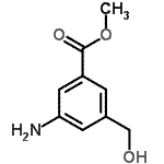 CAS#: 199536-04-4， Methyl 3-Amino-5-(Hydroxymethyl)Benzoate