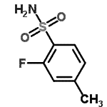 结构式 CAS# 199590-69-7, 2-氟-4-甲基苯磺酰胺