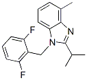 CAS#: 199594-67-7， 1-[(2,6-Difluorophenyl)Methyl]-4-Methyl-2-Propan-2-Ylbenzimidazole
