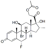 CAS#: 1997-73-5， 9-Bromo-6alpha-Fluoro-11beta,17,21-Trihydroxy-16alpha-Methylpregna-1,4-Diene-3,20-Dione 21-Acetate
