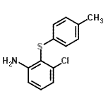 CAS#: 199803-23-1， 3-Chloro-2-[(4-Methylphenyl)Sulfanyl]Aniline