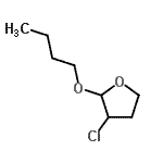 CAS#: 20001-29-0， 2-Butoxy-3-Chlorotetrahydrofuran