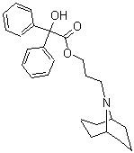 CAS#: 2002-31-5， 3-(9-Azabicyclo[3.3.1]Nonan-9-Yl)Propyl 2-Hydroxy-2,2-Di(Phenyl)Acetate