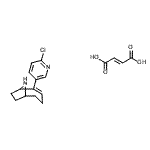 CAS 登录号：200432-86-6， 2-(6-氯-3-吡啶基)-9-氮杂双环[4.2.1]壬-2-烯(2E)-2-丁烯二酸酯(1:1)