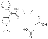 CAS#: 20070-54-6， 3-Butyl-1-(1-Isopropyl-3-Pyrrolidinyl)-1-Phenyl-Urea Fumarate (1:1)