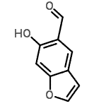 CAS#: 20073-22-7， 6-Hydroxy-1-Benzofuran-5-Carbaldehyde