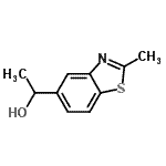 CAS#: 20077-87-6， 1-(2-Methyl-1,3-Benzothiazol-5-Yl)Ethanol