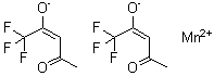 structure of CAS# 20080-72-2, Manganese(2+) Bis[(2E)-1,1,1-Trifluoro-4-Oxo-2-Penten-2-Olate];Bis(trifluoro-2,4-pentanedionato)manganese(II)
