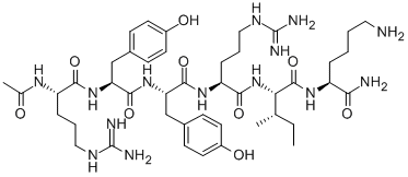CAS#: 200959-48-4， N2-Acetyl-L-Arginyl-L-Tyrosyl-L-Tyrosyl-L-Arginyl-L-Isoleucyl-L-Lysinamide