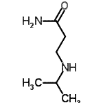structure of CAS# 20101-89-7, N<Sup>3</Sup>-Isopropyl-beta-Alaninamide;3-(isopropylamino)propanamide;3-[(methylethyl)amino]propanamide;N3-isopropyl-b-alaninamide