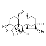 CAS#: 20134-29-6， (1alpha,2beta,4Aalpha,4Bbeta,10beta)-4A-Formyl-2,7-Dihydroxy-1-Methyl-8-Methylenegibbane-1,10-Dicarboxylic Acid