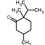 CAS 登录号：20144-44-9， 2-异丙基-2,5-二甲基环己酮