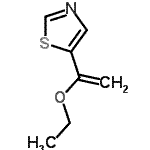 CAS 登录号：201470-16-8， 5-(1-乙氧基乙烯基)-1,3-噻唑