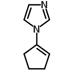 CAS 登录号：201656-00-0， 1-(1-环戊烯-1-基)-1H-咪唑