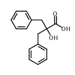 CAS#: 20177-12-2， 2-Benzyl-2-Hydroxy-3-Phenylpropanoic Acid
