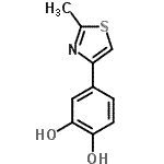 CAS#: 20217-14-5， 4-(2-Methyl-1,3-Thiazol-4-Yl)-1,2-Benzenediol