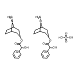 CAS#: 20223-46-5， 8-Methyl-8-Azabicyclo[3.2.1]Oct-3-Yl Hydroxy(Phenyl)Acetate Sulfate (2:1)