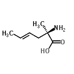 CAS#: 202351-49-3， (2R,4E)-2-Amino-2-Methyl-4-Hexenoic Acid