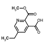 CAS#: 202586-57-0， 5-Ethyl-2-(Methoxycarbonyl)Nicotinic Acid