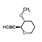 CAS#: 202604-39-5， (2S,3R)-2-Ethynyl-3-Methoxytetrahydro-2H-Pyran