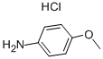 structure of CAS# 20265-97-8, 4-Anisidine Hydrochloride;P-Anisidine Hydrochloride;4-(Methyloxy)Aniline Hydrochloride;Ncgc00091136-02