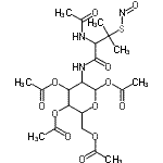 CAS#: 202656-49-3， 1,3,4,6-Tetra-O-Acetyl-2-{[N-Acetyl-3-(Nitrososulfanyl)Valyl]Amino}-2-Deoxyhexopyranose
