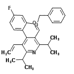 CAS#: 202858-60-4， 4-[2-(Benzyloxy)-4-Fluorophenyl]-2,6-Diisopropyl-5-Vinylnicotinaldehyde