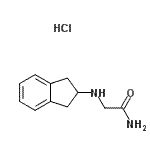 CAS#: 202914-18-9， N<Sup>2</Sup>-(2,3-Dihydro-1H-Inden-2-Yl)Glycinamide Hydrochloride (1:1)
