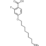 CAS#: 203066-97-1， 2-Fluoro-4-(Nonyloxy)Benzoic Acid