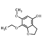 CAS#: 203205-47-4， 7-Ethoxy-6-Methoxy-2,3-Dihydro-1-Benzofuran-4-Ol