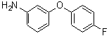 结构式 CAS# 203302-94-7, 3-(4-氟苯氧基)苯胺