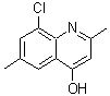CAS#: 203626-33-9， 8-Chloro-2,6-Dimethyl-4-Quinolinol