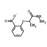 结构式 CAS# 203741-59-7, 2-(2-硝基苯氧基)丙酰肼