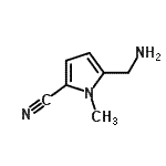 CAS#: 203792-37-4， 5-(Aminomethyl)-1-Methyl-1H-Pyrrole-2-Carbonitrile