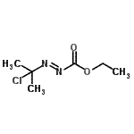 CAS#: 203793-95-7， Ethyl (E)-(2-chloro-2-propanyl)diazenecarboxylate