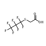 CAS#: 204057-69-2， [(Heptafluoropropyl)Sulfanyl]Acetic Acid