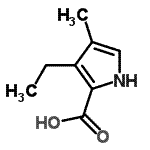 CAS#: 204068-74-6， 3-Ethyl-4-Methyl-1H-Pyrrole-2-Carboxylic Acid